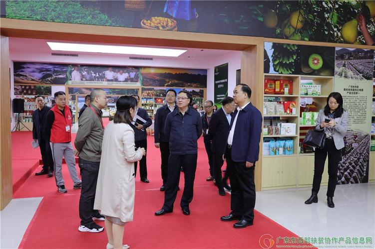 广州市常务副市长陈志英一行莅临广东东西部扶贫协作产品交易市场参观考察